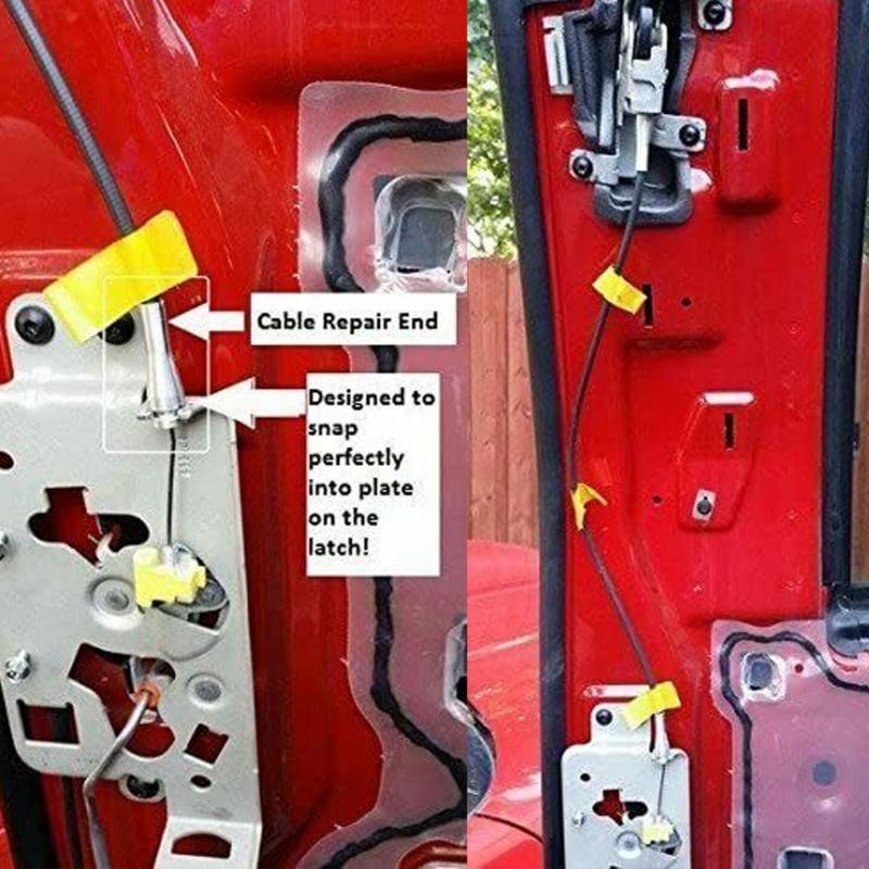 4 шт. комплект для ремонта концов троса двери грузовика, подходит для F-150 F-250 F-350 E-150 E350 F2UZ-15266A46-A экскурсионный навигатор