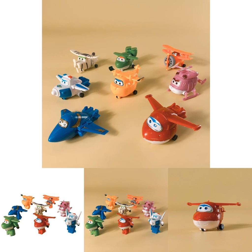 Красочные трансформирующиеся машинки и самолеты, украшения для торта, игрушки для детских праздников