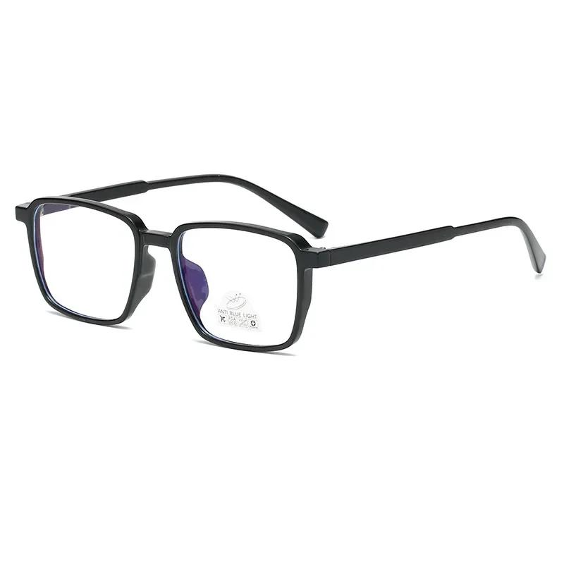 Anti Blue Light Women Men Myopia Minus Glasses Vintage TR Small Frame Finished Prescription Nearsighted Eyeglasses with Diopter