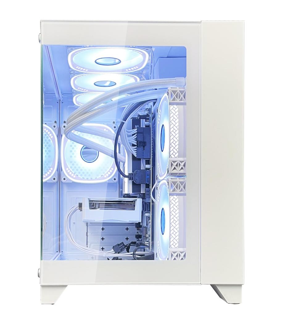 NEWLEAGUE Gaming Desktop Computer with Water Cooling Specially Selected Model Core I5 12400F RTX3060 16GB NVMe SSD 512GB 850W Power Supply Unit