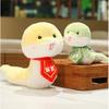 Adorable Plush Snake Soft Toy With Cute Bowtie Design Perfect For Kids And Collectors