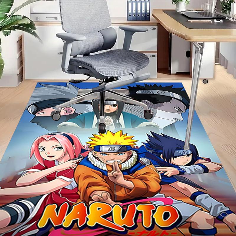 1pc Narutos Adventure Begins Carpet for Playroom Bedroom Living Room Sofa Home Decor,kids Game Area Rug Non-slip Floor Mat Y723109