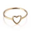 Women Fashion Alloy Best Friend Heart Shaped Love Ring