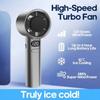 120 Gears Adjustable Small Electric Fan USB Rechargeable Mini Air Cooler Desktop Fan Student