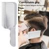 Barber Fade Comb Heat-Resistant Men Curved Blending Flat Top Hair Clipper Guide Haircut Comb Home Salon Professional Hairdresser Styling Tools