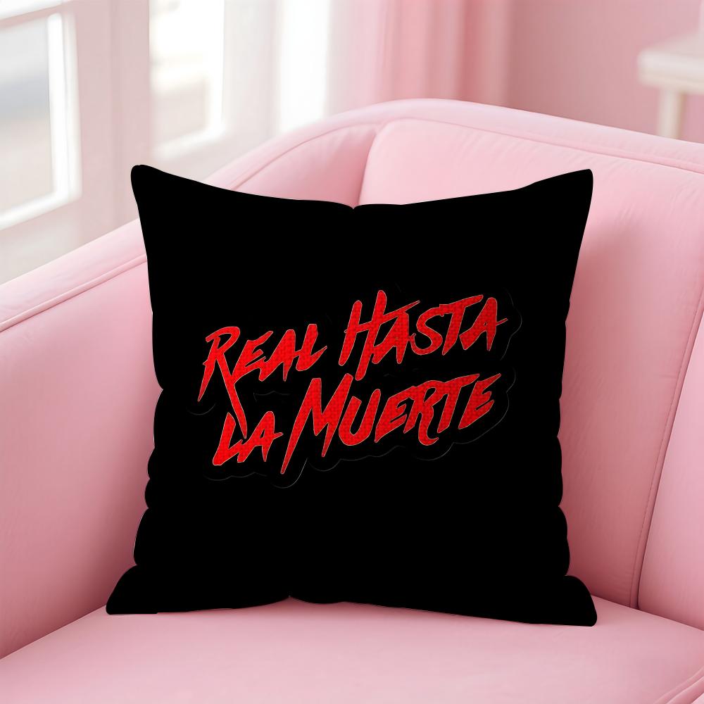 H-Hasta La M-Muerte Горячая Наволочка Наволочка из Натурального Льна Двусторонняя Печать Декоративная Наволочка для Дивана Домашний Декор Подарок