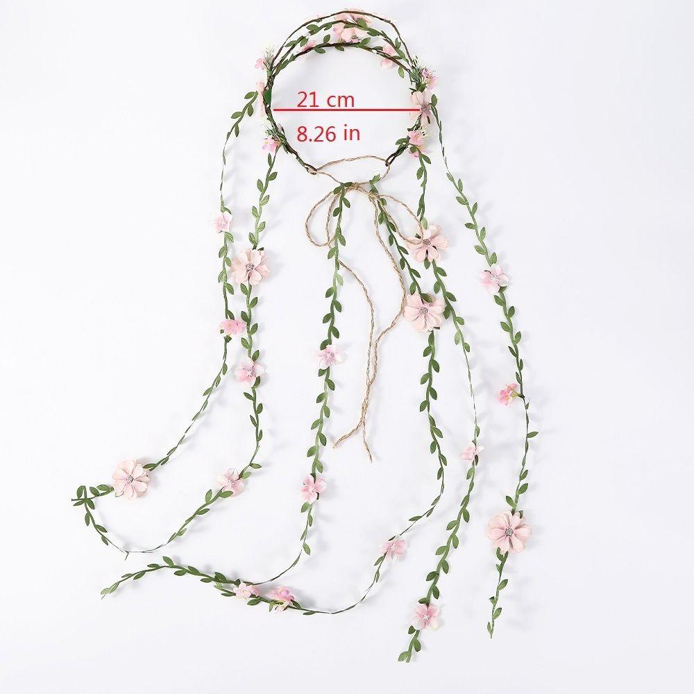 Богемский ротанг аксессуары для волос Цветочные лозы венок повязка на голову Новая корона повязка на голову для девочек