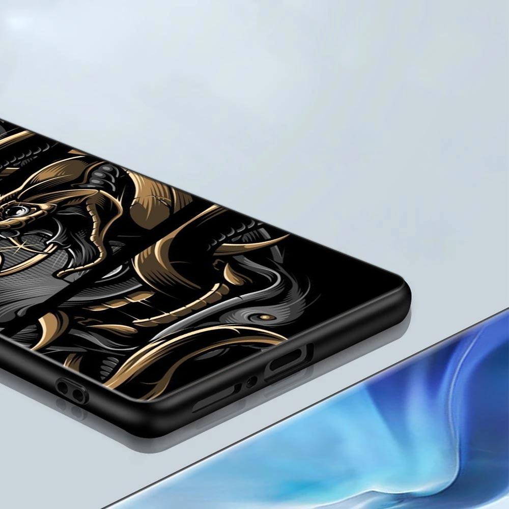 Чехол для телефона Xiaomi 15 Ultra 11T 13T 14T Pro 11 Mi POCO X7 M7 F7 Pro F5 F6 M6 X3 X5 X6 с изображением призрака самурая Ханья Укиё-э