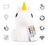 Led Silicone Unicorn Night Lamp For Children