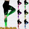 Womens Fashion Pants Yoga Pants Flame Printed Pattern Yoga Pants Trousers Fitness Pants Sports Pants Trousers Leggings