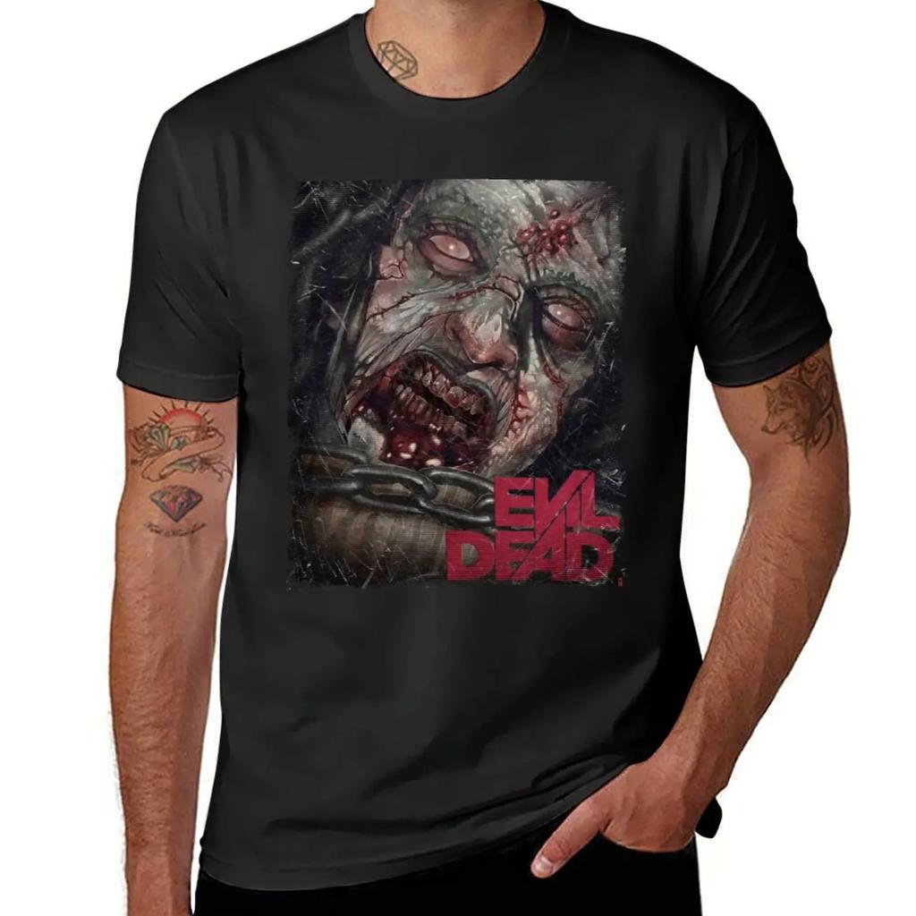 quick-drying Short t-shirt Short sleeve tee men clothing Cheryl Deadite - Evil Dead T-Shirt t s