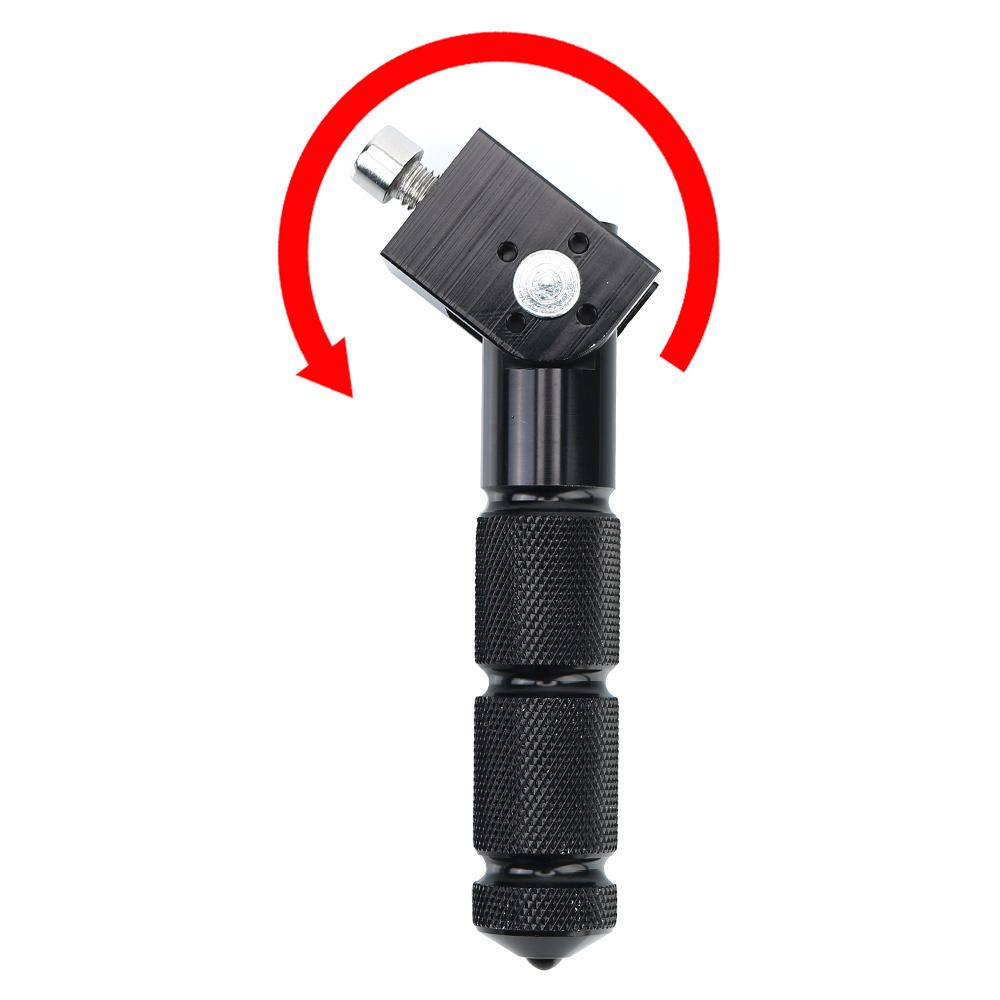 Motorcycle Footrests 2Pcs Cycling Parts Adjustable Rear Pedals Set Folding Bicycle Kickstand Side Kick Stand Foot Brace