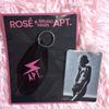 Использованный набор фотокарточек для ключей BLACKPINK ROSÉ ROSIE ROSE APT BLACK POP-UP Limited