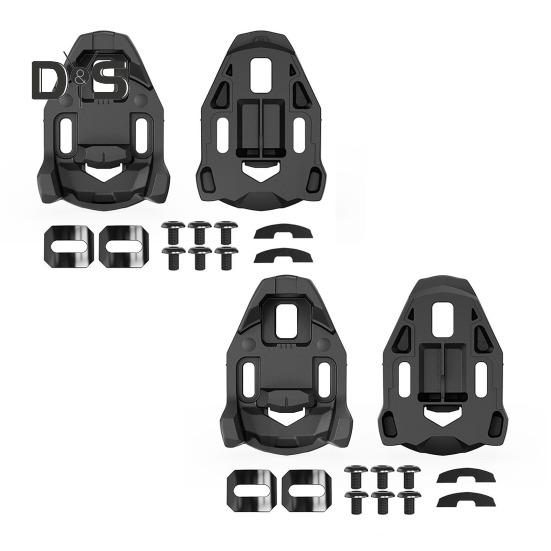 1 комплект педалей для велосипедной обуви с аксессуарами, легкие 0/5 градусов, самоблокирующиеся, бесконтактные, для шоссейного горного велосипеда, замена педалей