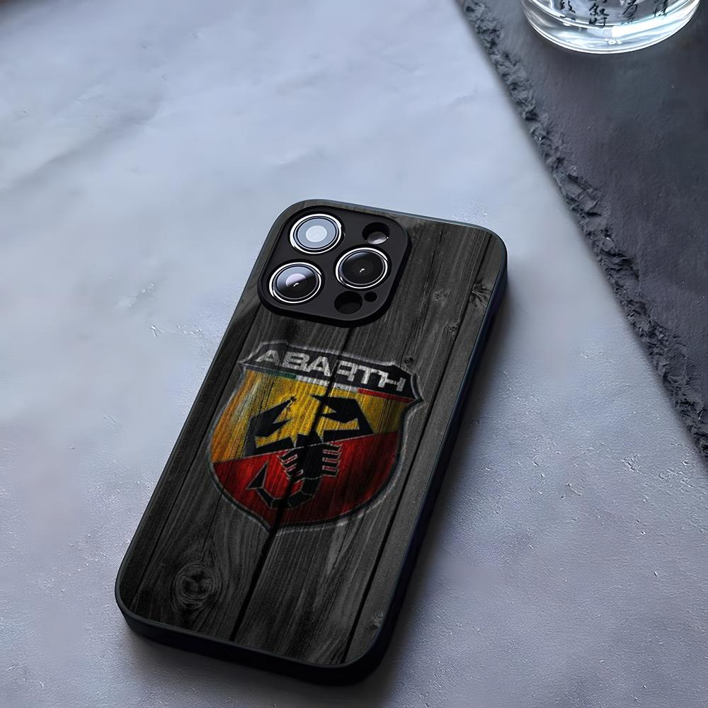A-ABARTHEs Italy Car Phone Case Tempered Glass For IPhone 17 13 14 16 12 15 11 Pro Max Plus Mini X XR SE2020 Coque