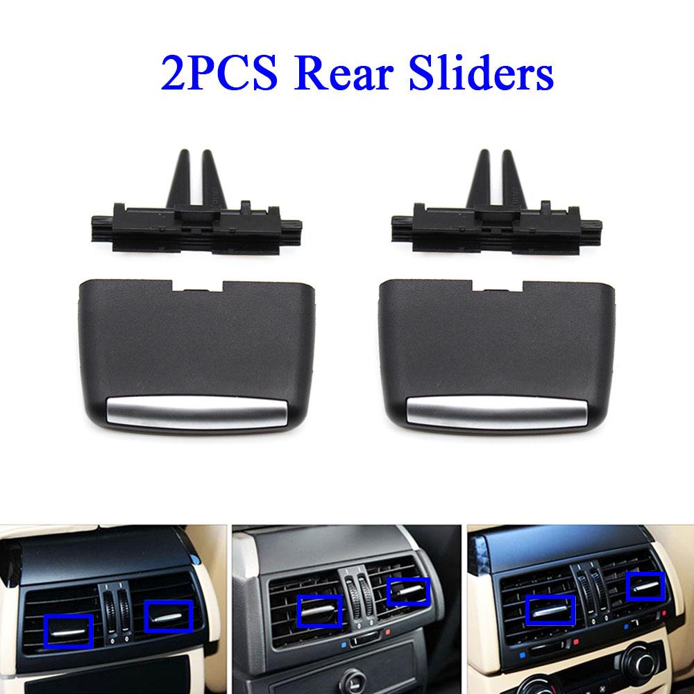 Interior Dash Front Center Left Right Air Conditioner Panel Rear AC Vent Grille Outlet Cover For BMW X5 X6 E70 E71 E72