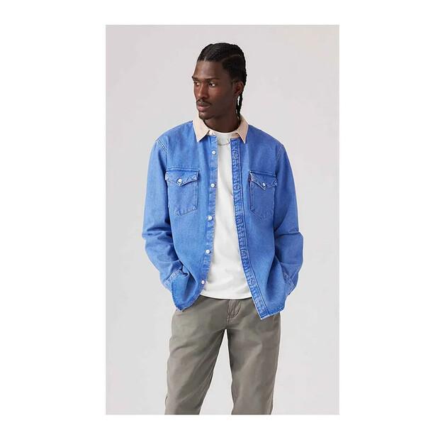 Levi's® Relaxed Fit Western рубашка с длинным рукавом
