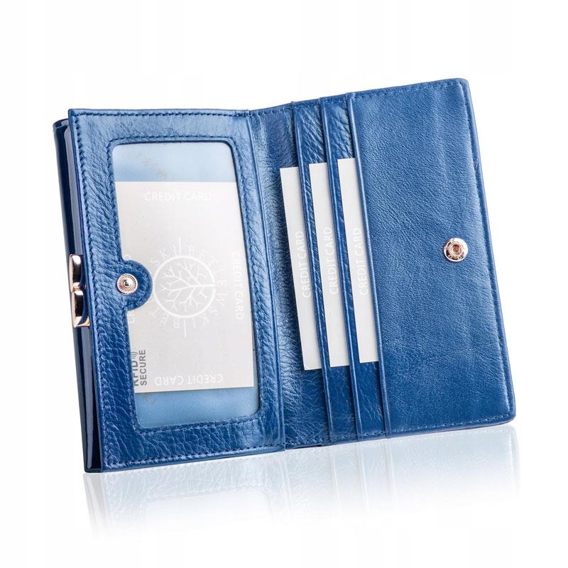 ZBPD-BS-108 BLUE Women' wallet ROYAL + CERTIFICATE