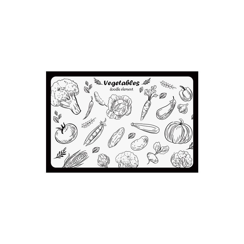 Мягкий абсорбирующий коврик из диатомовой земли для кухонной столешницы и стола