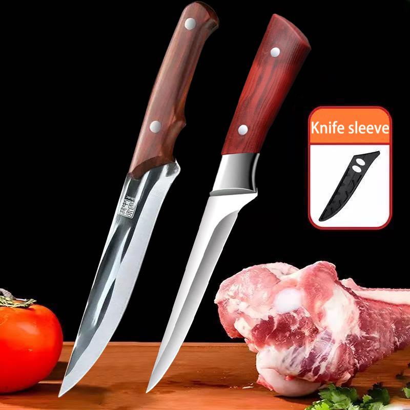 Высококачественные ножи без костей, японские кухонные ножи шеф-повара, ножи для разделки свиней, крупного рогатого скота и овец
