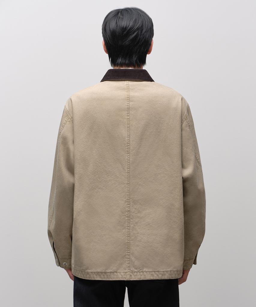 Musinsa Standard Pigment Canvas Hunting Jacket [Beige]