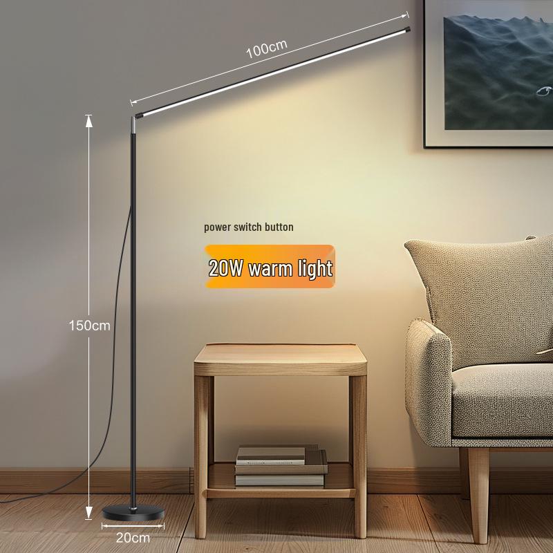 Super Bright T98 LED Floor Lamp for Living Room, Bedroom, or Study - Eye Protection and Ambient Lighting.