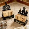 Acrylic Ramadan   Calendar  Middle Eastern Countdown  Calendar For  Eid Mubarak  Table Ornament  Muslim  Ramadan Party Gift