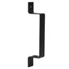 Black Door Handle Carbon Steel Barn Right Angle Handle Pull for Barn Home Cabinet Shed