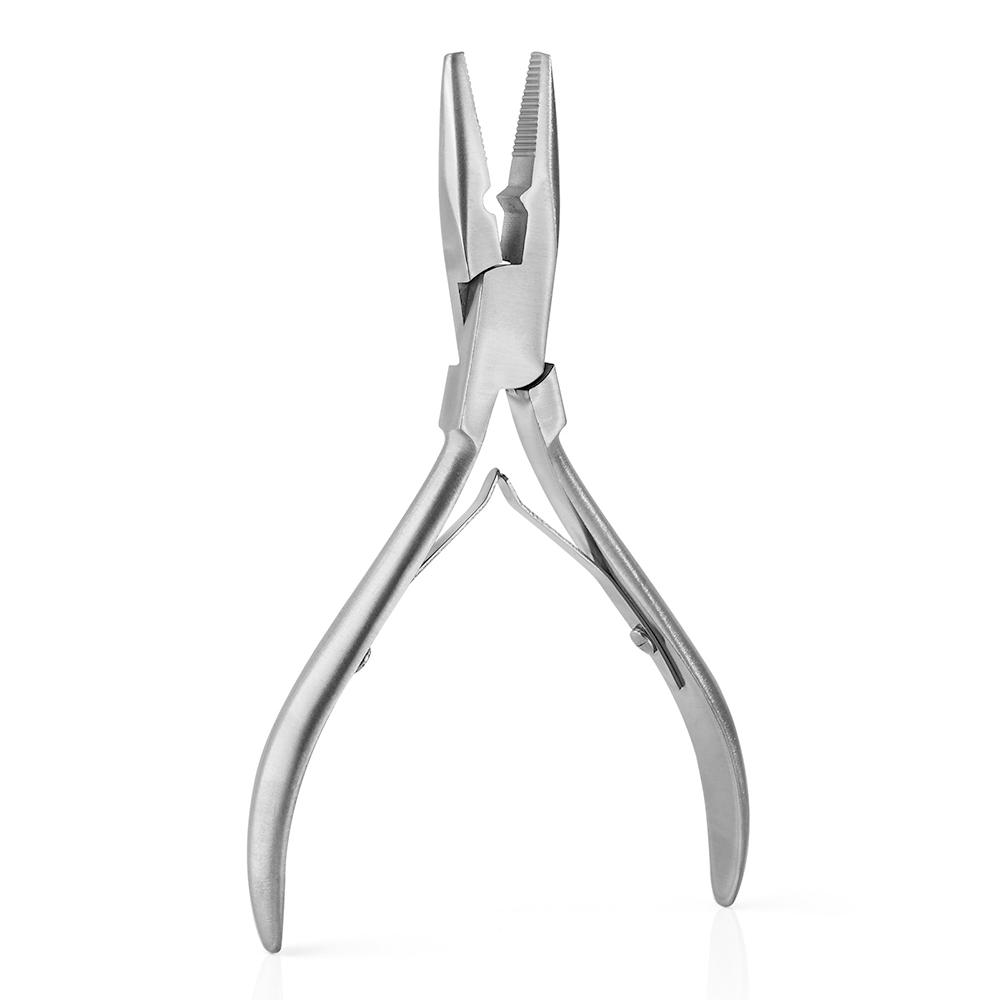 Инструмент для утка, плоскогубцы для нанесения микроколец, инструмент, микробусины, ближе, плоскогубцы для наращивания волос из нержавеющей стали