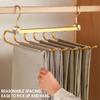 Folding Trouser Hanger Rotatable Clothes Hanger Racks New Drying Clothes Rack  Home