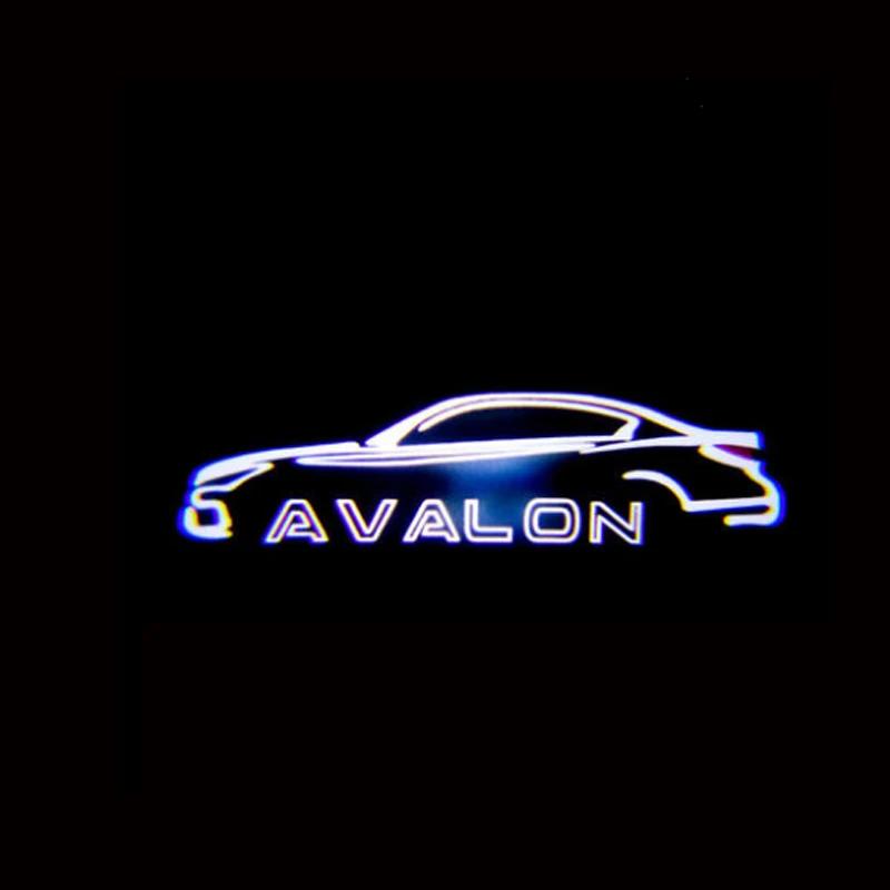 Car Door Welcome LED Light Courtesy Projector Ghost Shadow Lamp for Toyota Avalon 2013 2014 2015 2016 2017 2018 2019 Accessories KNOQS1