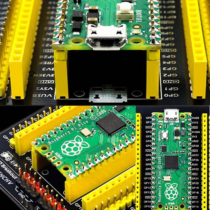 Плата расширения GPIO для Raspberry Pi Pico – Пайка не требуется для внешних модулей датчиков