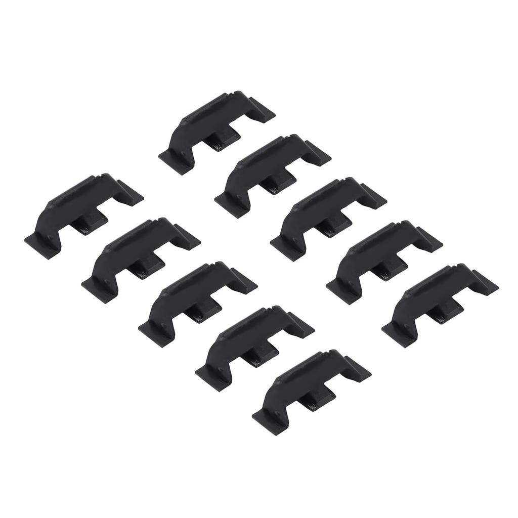 Zendellis 10pcs Headlight Bezel Retaining Mount Clip Set 51132752145 Durable Plastic Clip For Cooper
