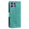 For Motorola Edge 50 Pro 5G Case Imprinted Totem PU Leather Phone Cover