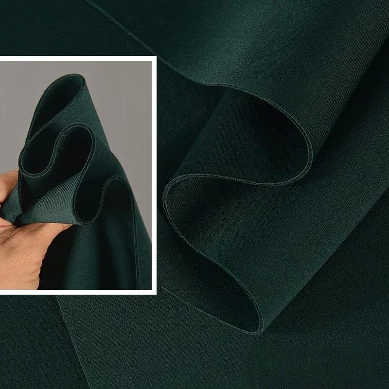 100x160cm Thickened Scuba Knitting Fabric Knitted Elastic Air Layer for Sewing Apparel Design Jackets Sweatshirts Suits