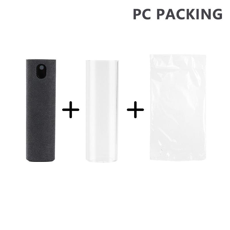 Портативный 2 в 1 Спрей для чистки экрана телефона Бутылка-дозатор Инструмент для чистки экрана Мягкая ткань для полировки телефона ПК Чистка стекла