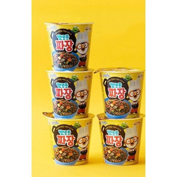 Paldo Pororo Jjajang Cup Рамен, 6 шт.