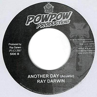 7-дюймовая пластинка RAY DARWIN Another Day Another Day Acoustic NONE Pow Pow Product 2007 Ямайка Регги Ска Даб Б/у