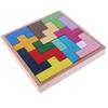 [TradeWind] Wooden 3D Tetris Puzzle, Block Puzzle, Building Blocks, Cubes, Colorful Educational Toy, Anti-Aging, Dementia, Brain Training