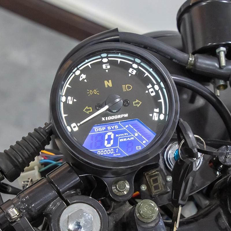 Универсальный мотоциклетный тахометр, одометр, спидометр, измеритель скорости, ночник, подсветка, модификация, инструмент для CG125