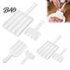 Meatball Press for Home Maker Tool with Pusher, 3/4 Compartments Design, Food Grade PP Spoon Shrimp Paste Non Stick Spoon, Nonstick Efficient