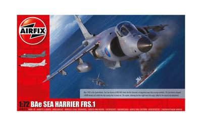 Airfix 1/72 Королевский флот BAe Sea Harrier FRS.1 Пластиковая модель X-4051A (Формованный цвет)