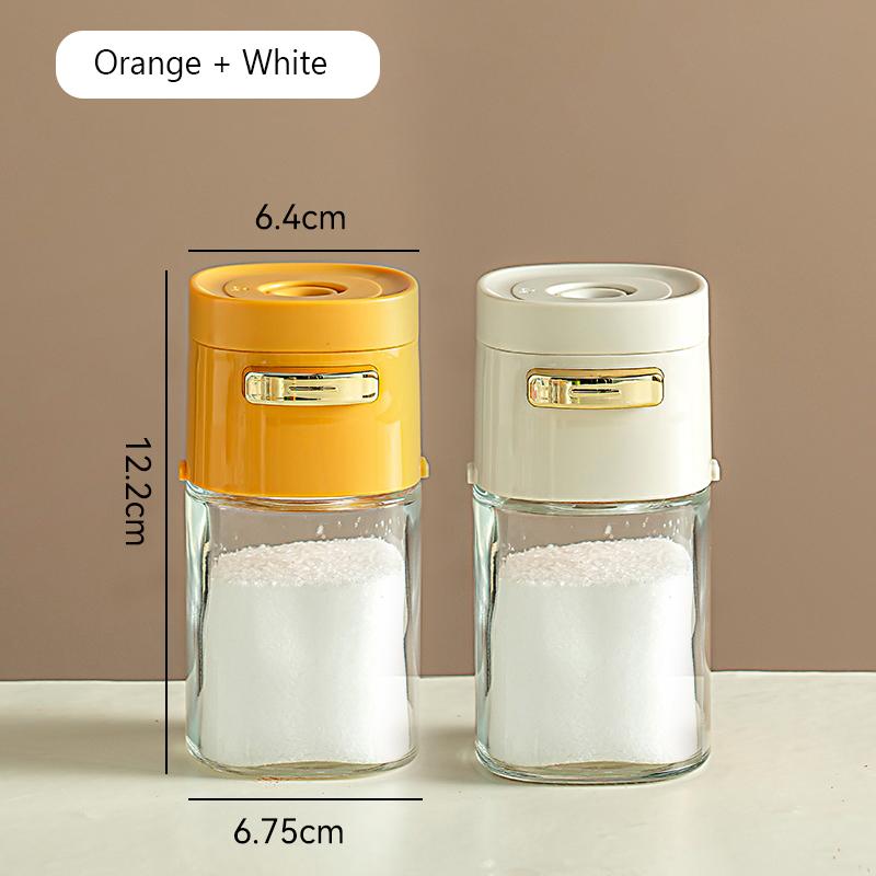 Кухонная бутылка для соли, стеклянная герметичная влагостойкая банка для приправ, многоцелевая коробка для приправ на открытом воздухе, регулируемая