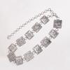 New Western Style Engraving Geometric Women's Metal Waist Chain Heavy Industry Fashion Rural Style Square Waist Chain