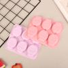 6 Holes Cartoon Small Fish Silicone Cake Mold Handmade Soap Mold Diy Chocolate Pudding Jelly Fondant Baking Cake Decorating Tool