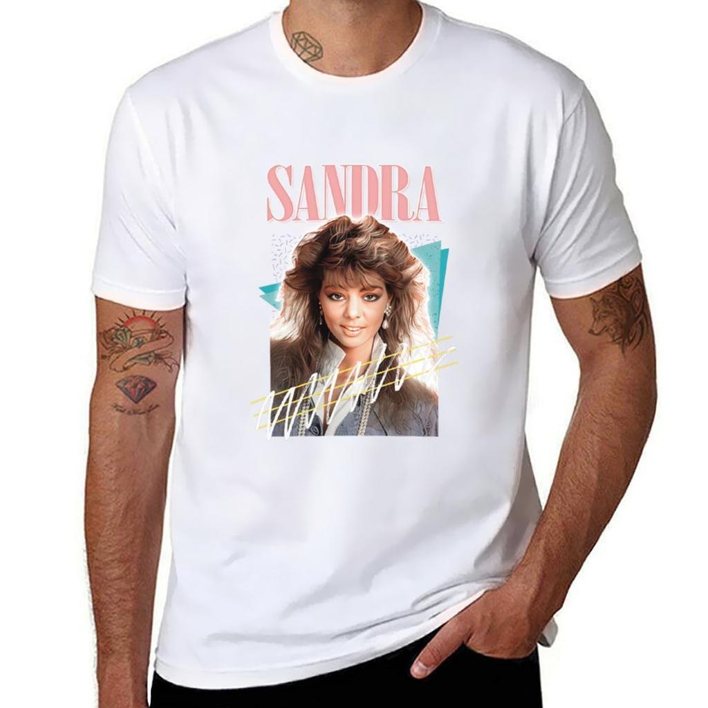 Sandra Cretu TShirt Classic Crew Neck Cotton TShirt