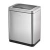 Мусорное ведро EKO автоматическое Bravia сенсорное мусорное ведро серебристое 12 л с крышкой и внутренним ящиком открывающимся/закрывающимся EK9233MT-12L