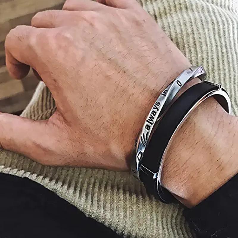 1шт ретро викинг узор браслет браслет мужской регулируемый браслет