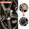 4Pcs Universal Rim Hub Caps Dust-proof Wheel Badge Covers Wheel Center Caps  Auto Accessories