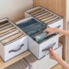 1 шт. Коробка для хранения одежды и брюк, Портативная складная коробка для хранения в гардеробе
